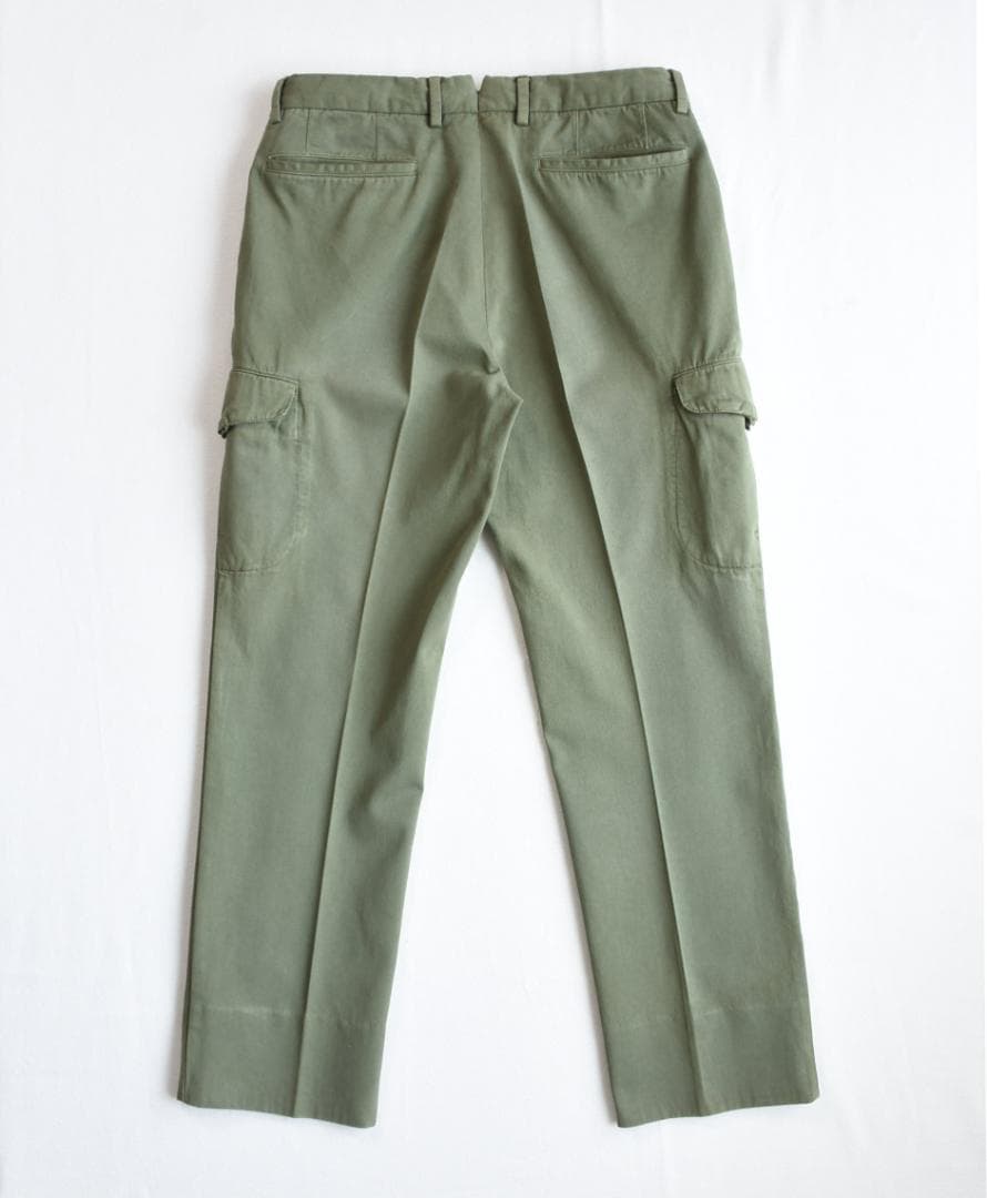 INCOTEX（インコテックス）ユーズド加工が施されたカーゴパンツ size46
