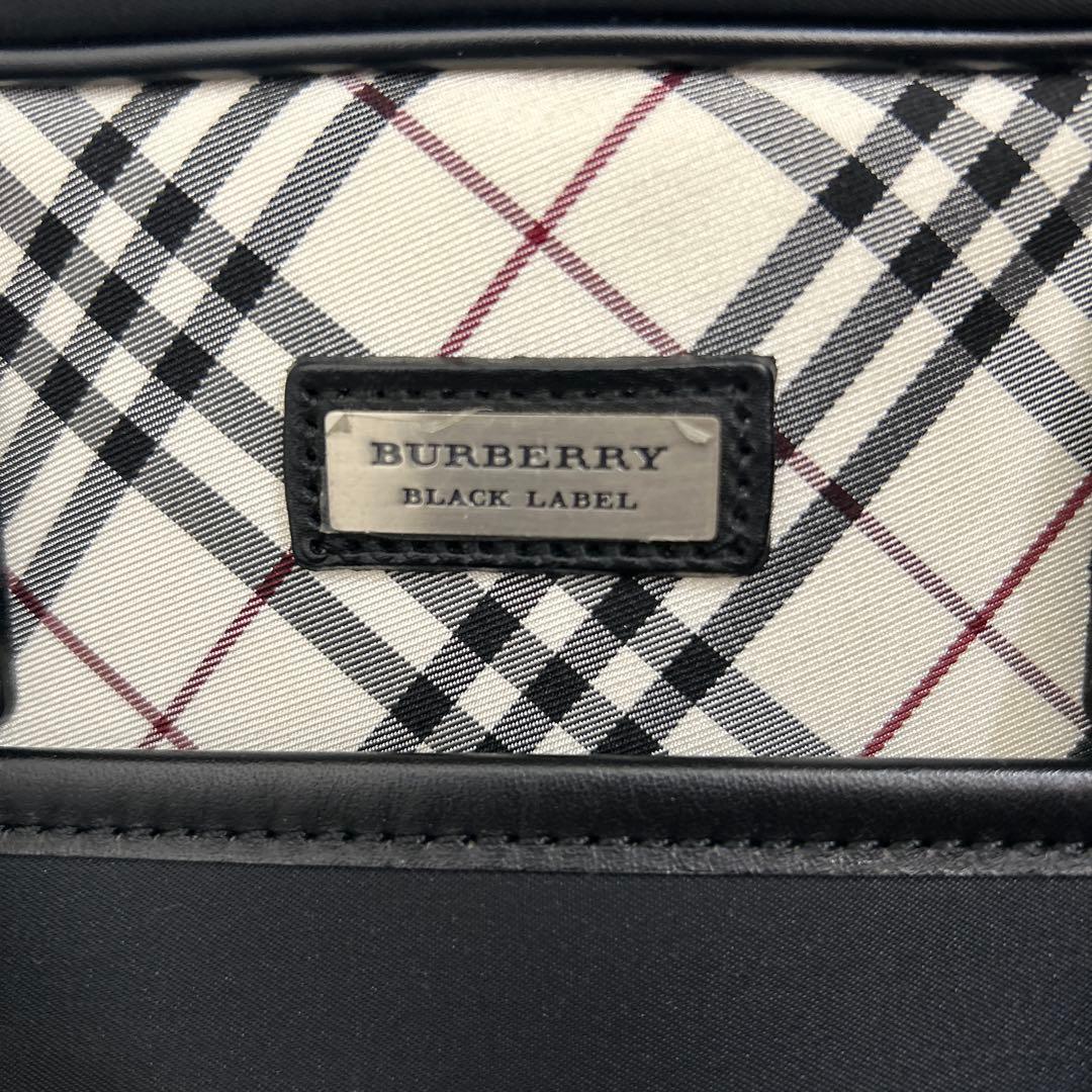 BURBERRY BLACK LABEL ビジネスバッグ ブラック/チェック