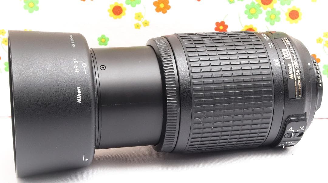 美品 ニコン Nikon AF-S 55-200m☆望遠レンズ☆付属品多数！