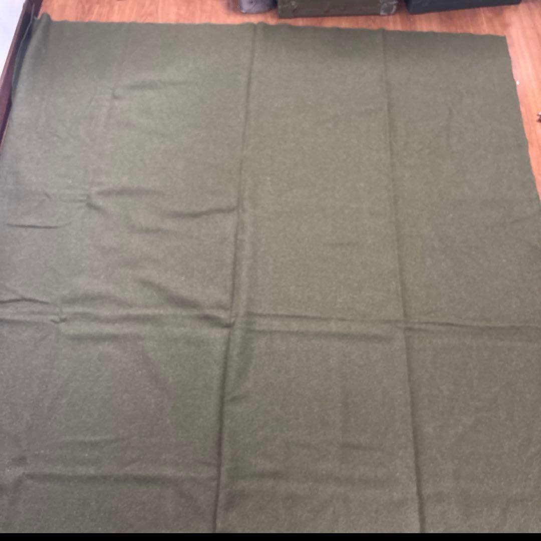 70s デッドストック　米軍実物　ウールブランケット　WOOL BLANKET