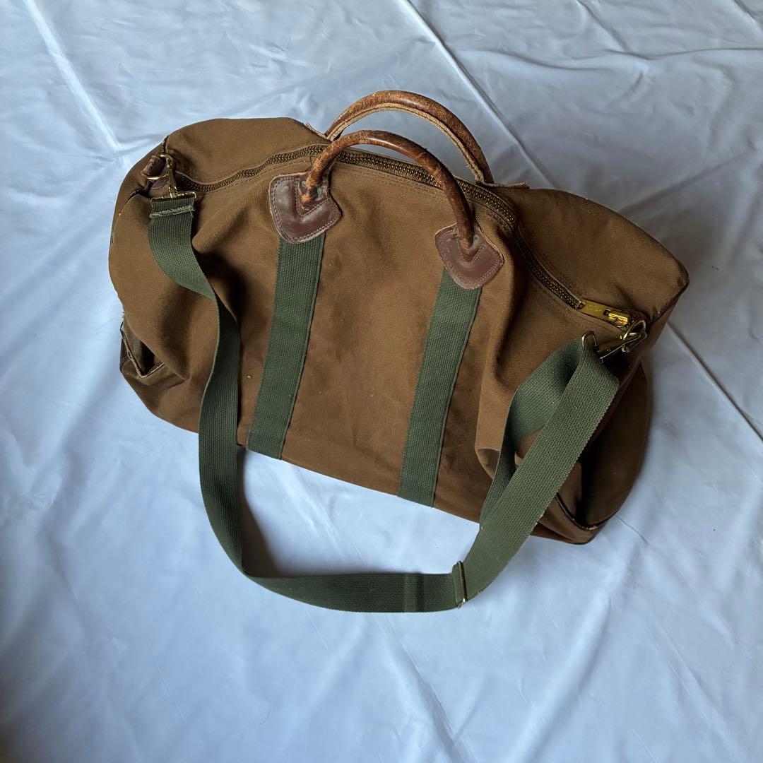 古着　80s　L.L.Bean　エルエルビーン　キャンバスボストンバッグ