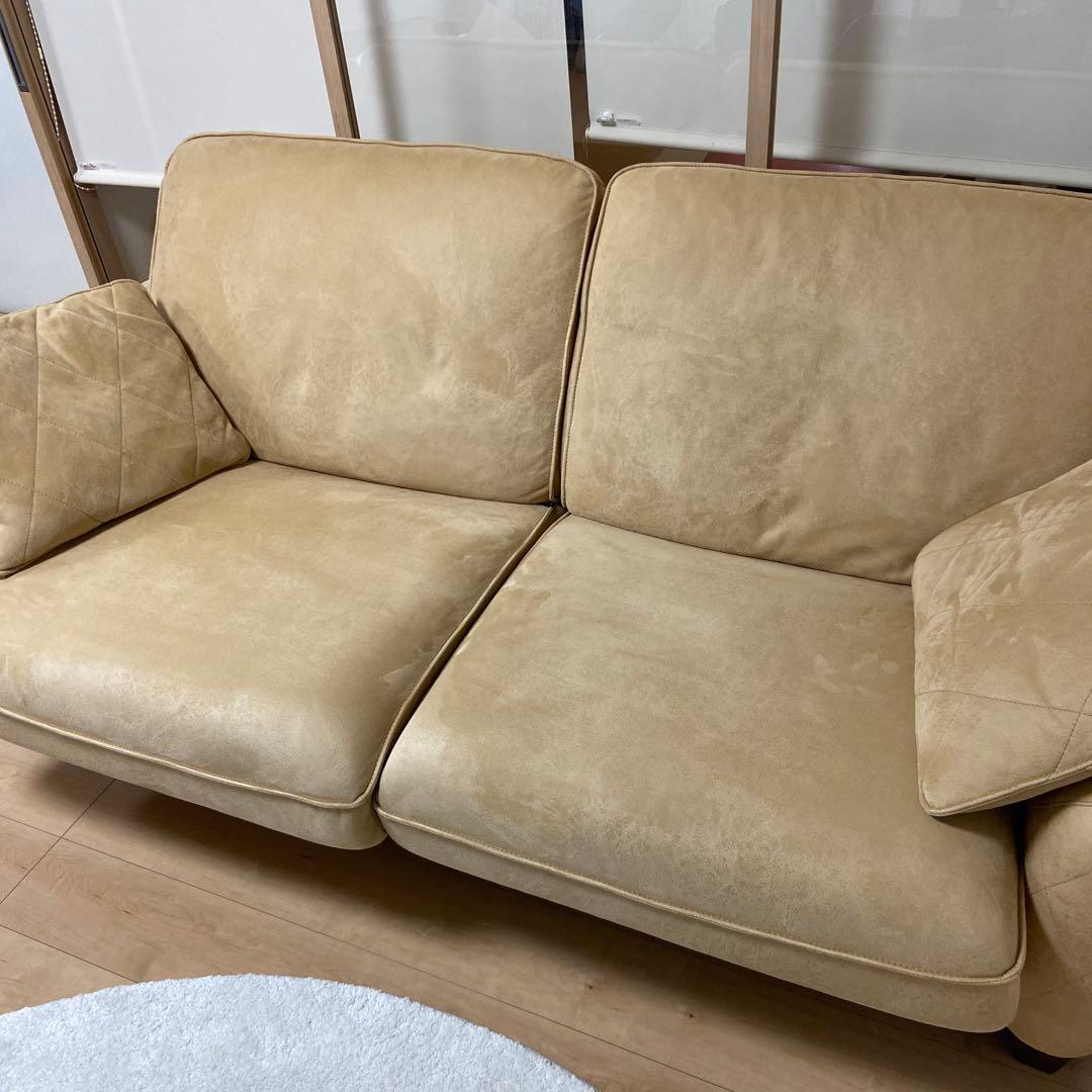 ソファ　コロンバス　レザーテックス　2〜3人掛け