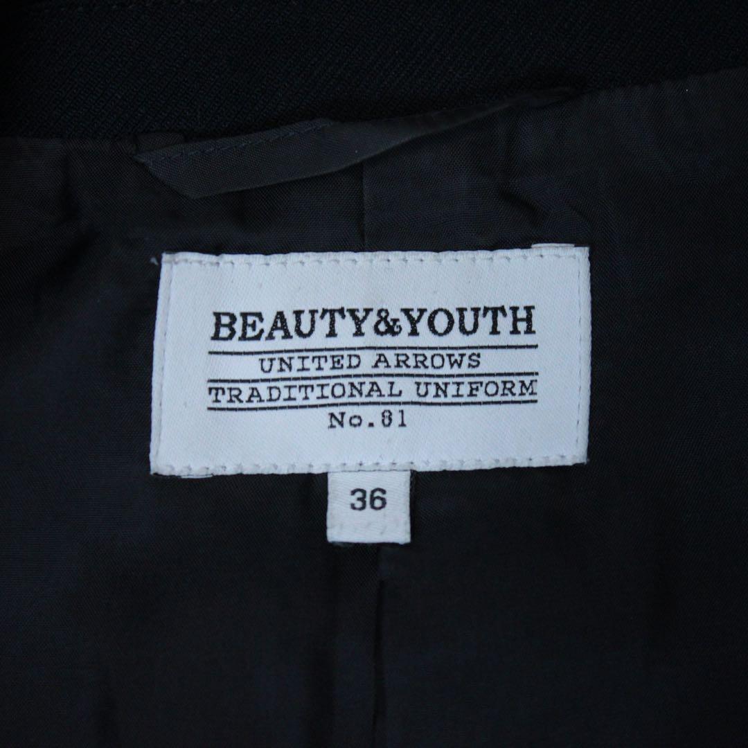 BEAUTY&YOUTH TRADITIONAL ダブルジャケット 36 S 紺