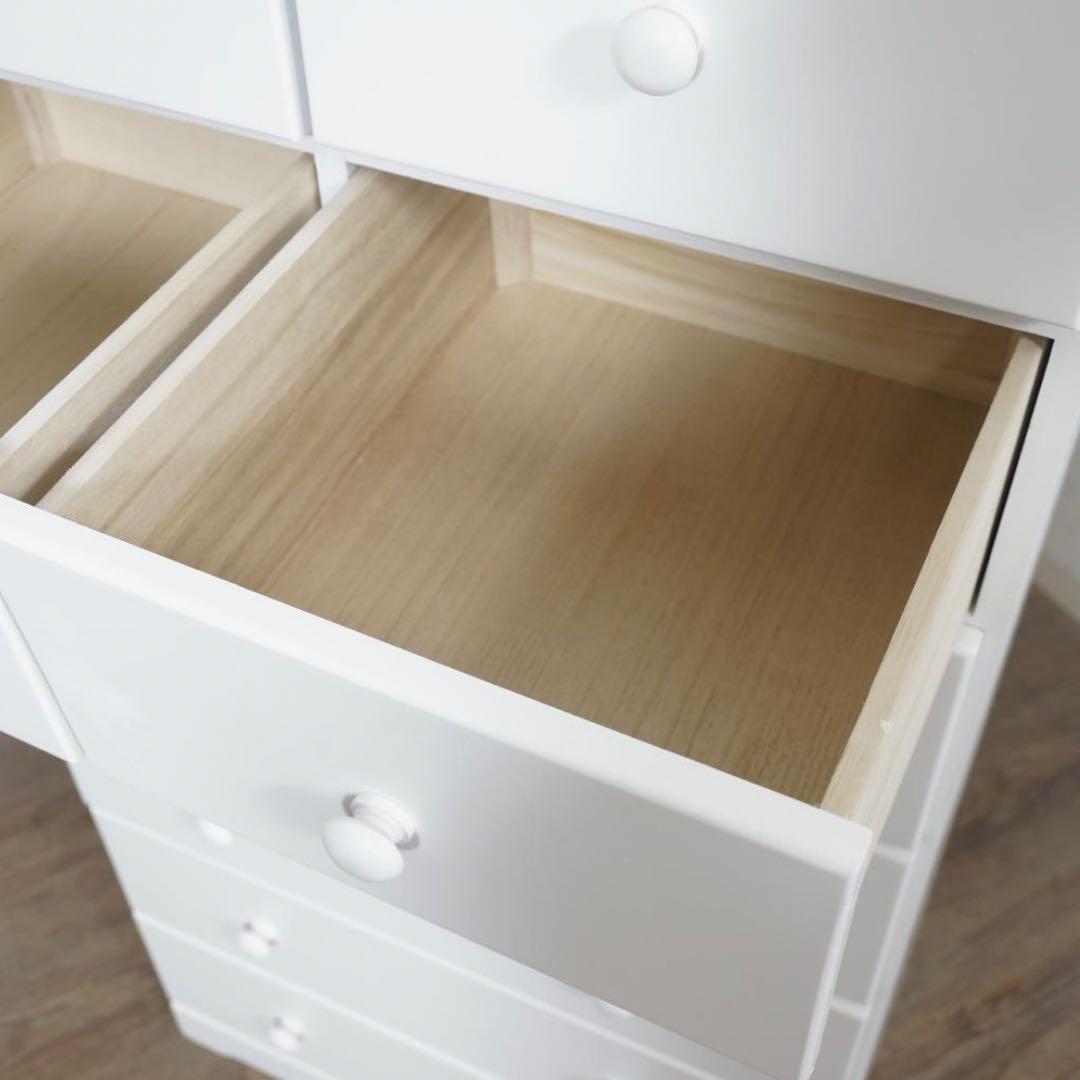 幅60cm【新品】桐製 チェスト シンプル　引出し9杯　ナチュラル　アウトレット