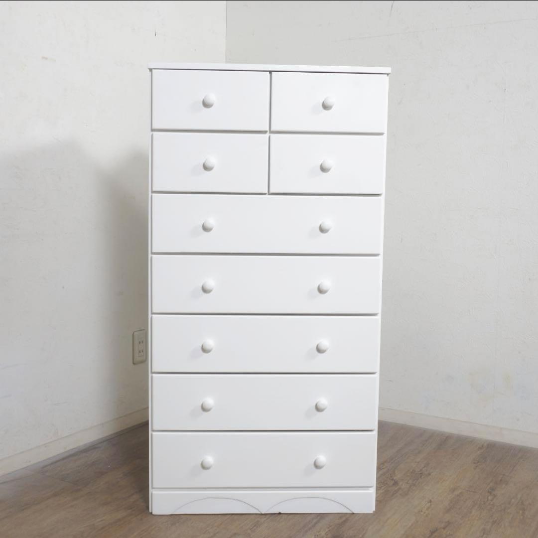 幅60cm【新品】桐製 チェスト シンプル　引出し9杯　ナチュラル　アウトレット