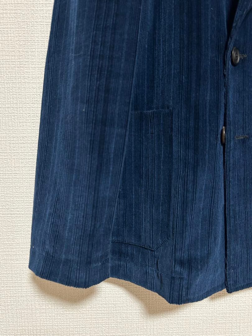 T-JACKET ストレッチコーデュロイ ダブルブレストテーラードジャケット