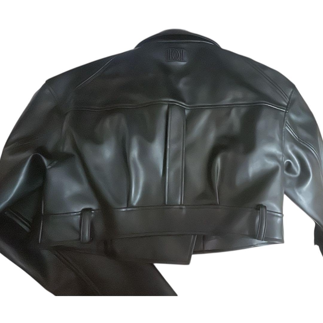 ♡ダーリッチ darich ドロップショートライダースジャケット ブラック ♡