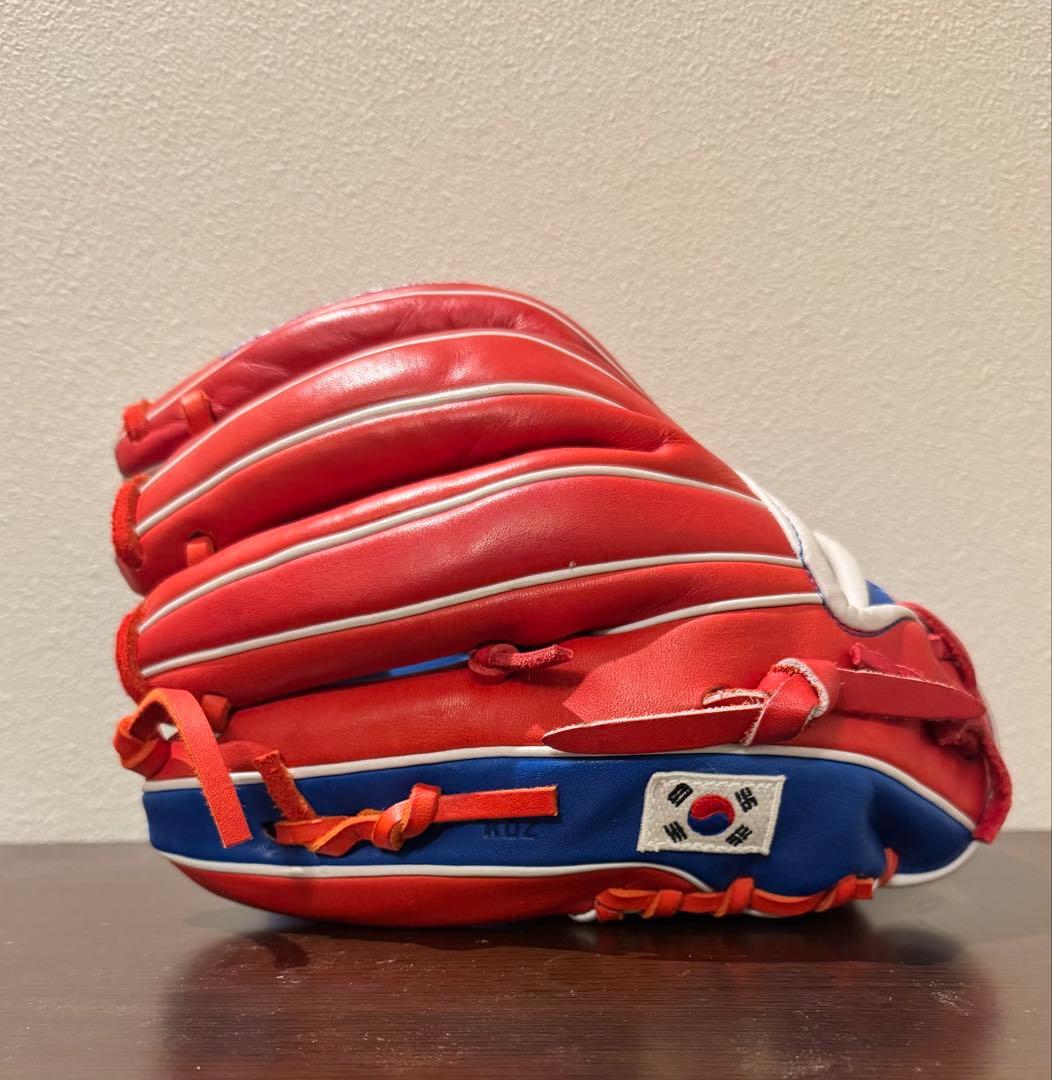 Wilson A2000 硬式グローブ 赤青