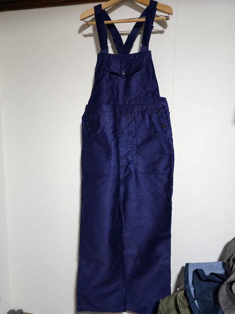 30s 40s モンサンミッシェル　モールスキン　オーバーオール　サロペット