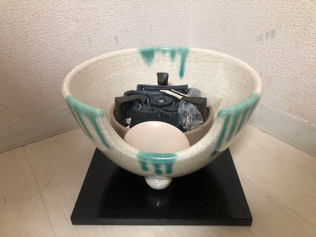 新品・茶道用・電熱風炉 さつま織部