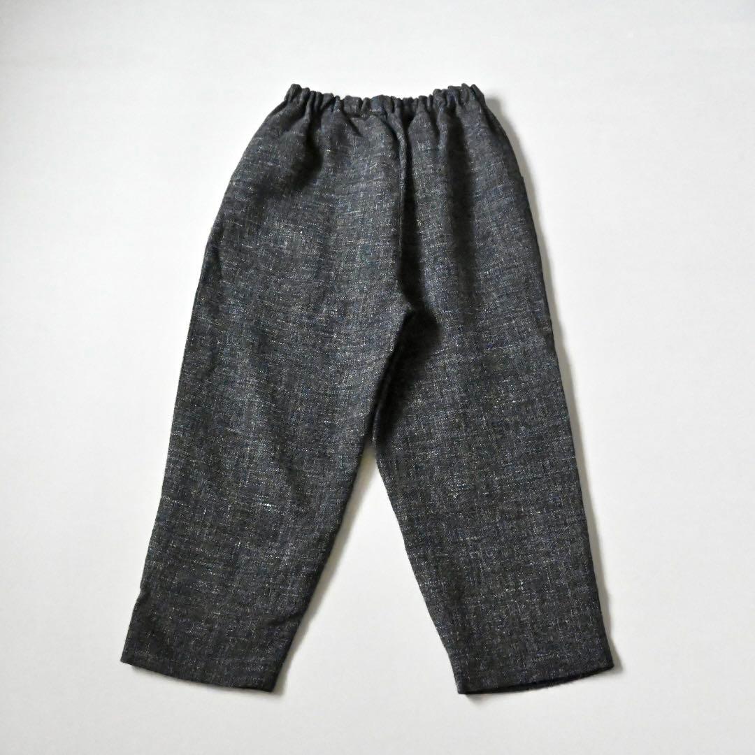 【新品タグ付き】中川政七商店 麻とウールツイード テーパード イージーパンツ