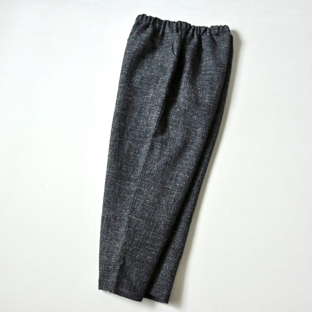 【新品タグ付き】中川政七商店 麻とウールツイード テーパード イージーパンツ