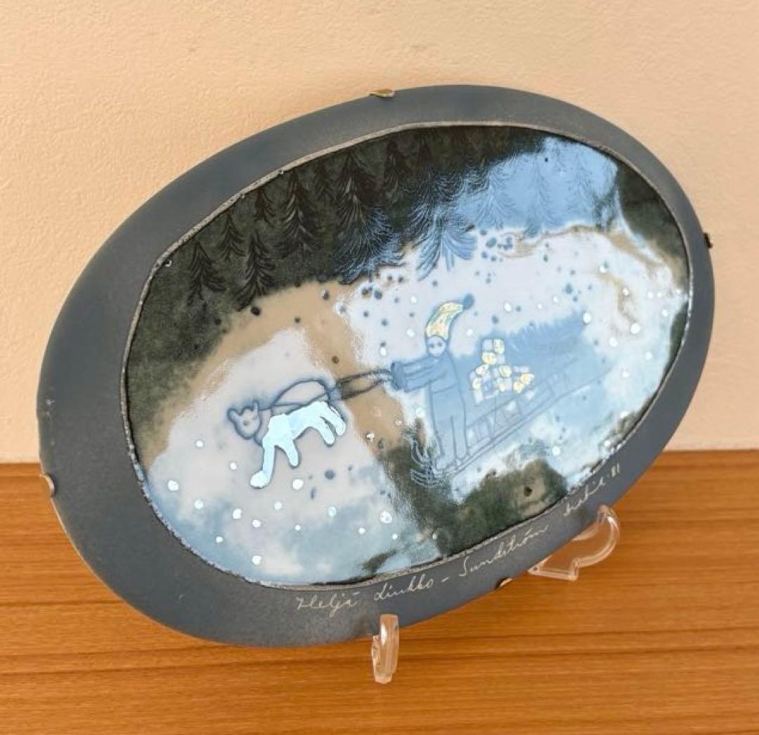 ARABIA アラビア ヘルヤ \"Lahjareki\" 陶板画