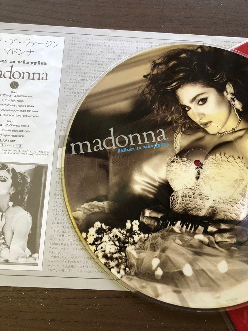 マドンナLike a Virgin 限定　ピクチャー盤　ライクアヴァージン　LP