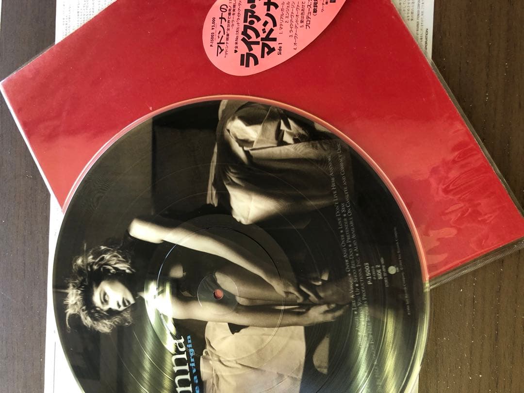 マドンナLike a Virgin 限定　ピクチャー盤　ライクアヴァージン　LP