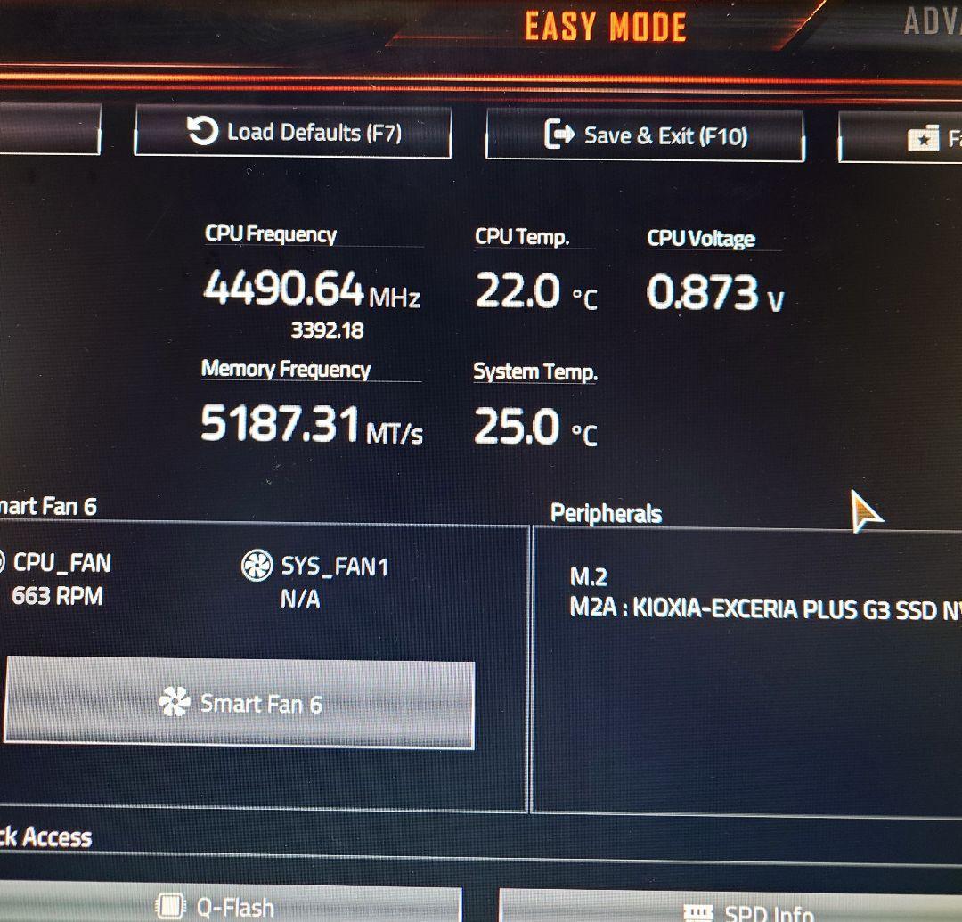 CORSAIR DDR5 5200 8GB×2 16GB 【動作確認済】