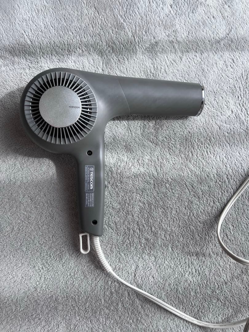 TESCOM ヘアドライヤー （NIB500A/スモーキーグレー）