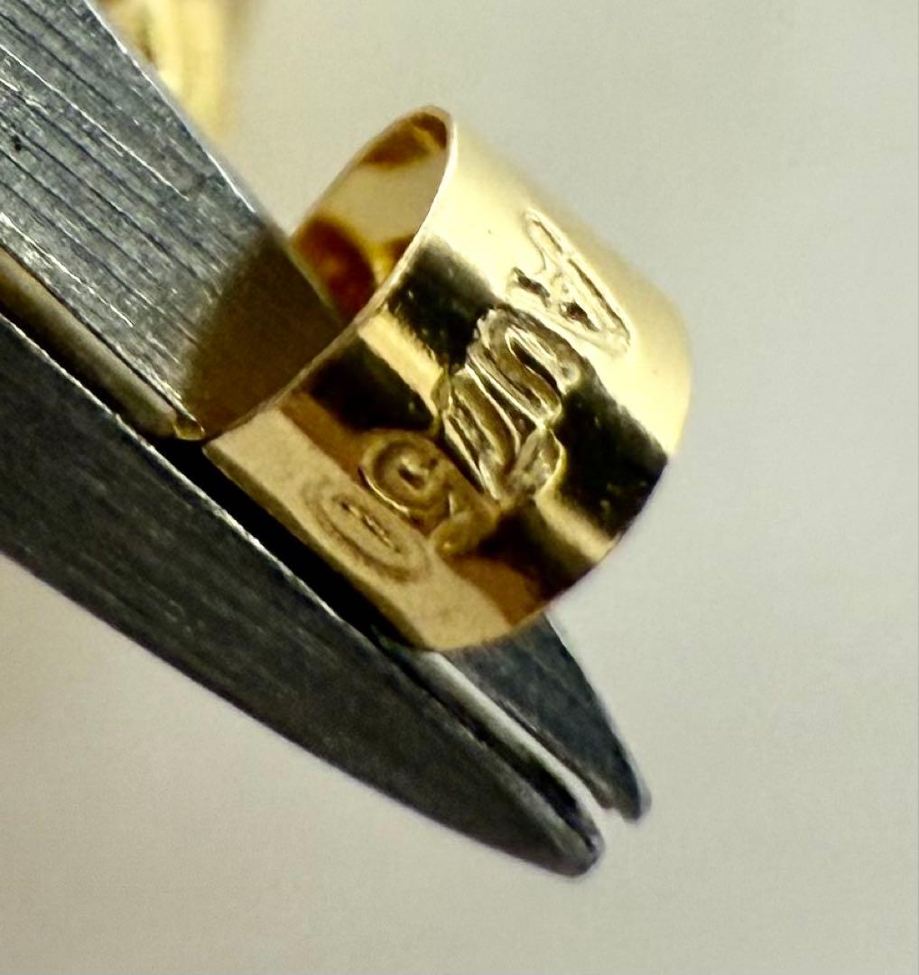 A6828 18k金　南洋真珠　金珠　ネックレス　トップ　天然真珠パール　本真珠