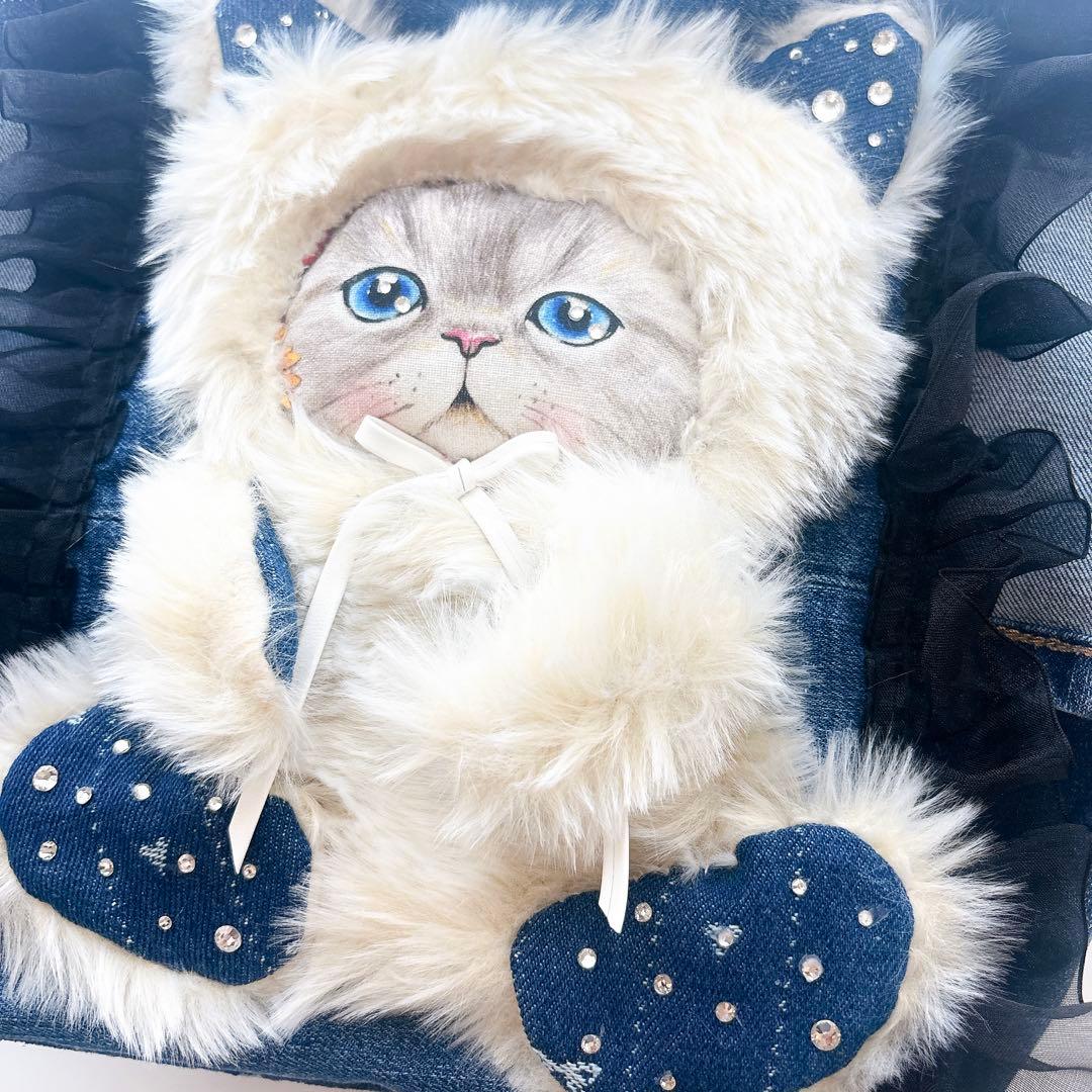 ち*こ様 コヤンイサムチョン　ハンドメイド　トートバッグ　ルミちゃん　デニム