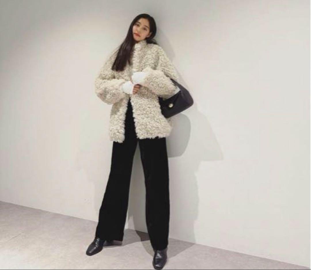 CLANE 田中みな実 COLOR LINE VELOR PANTS