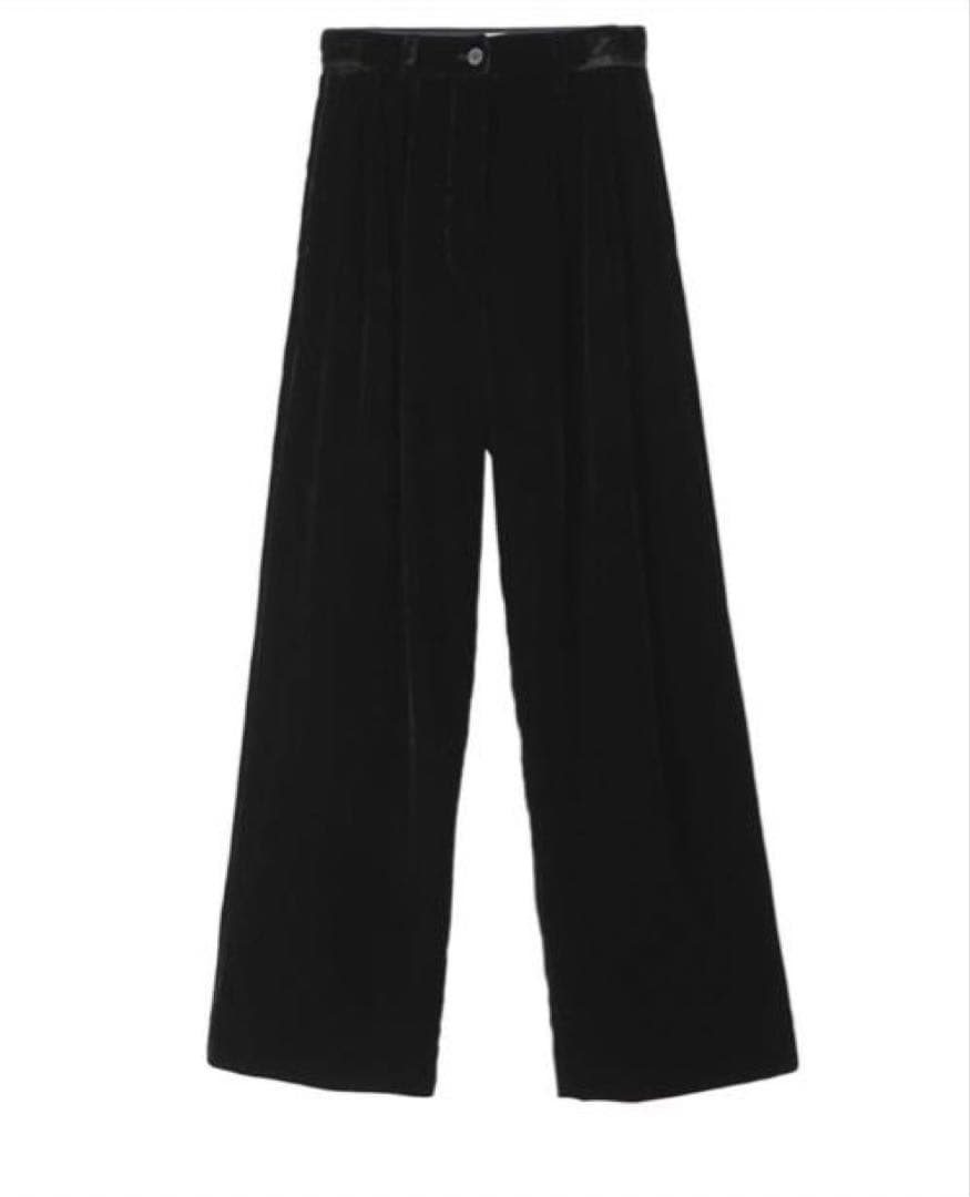 CLANE 田中みな実 COLOR LINE VELOR PANTS