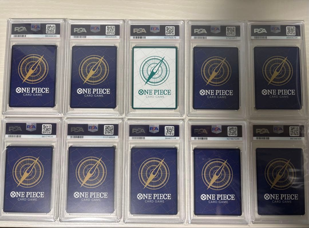 ワンピースカード　PSA10 10枚セット