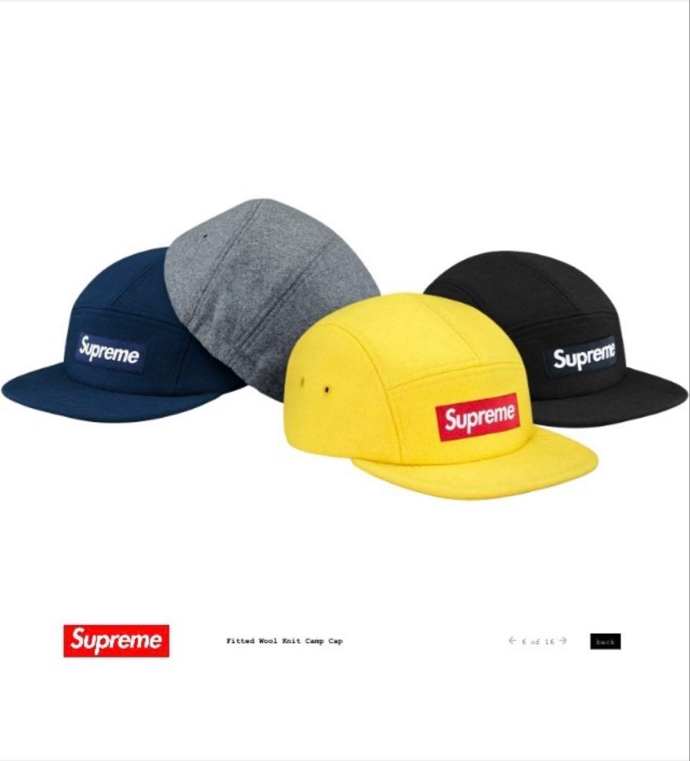 【限定値下げ】Supreme グレー キャップ