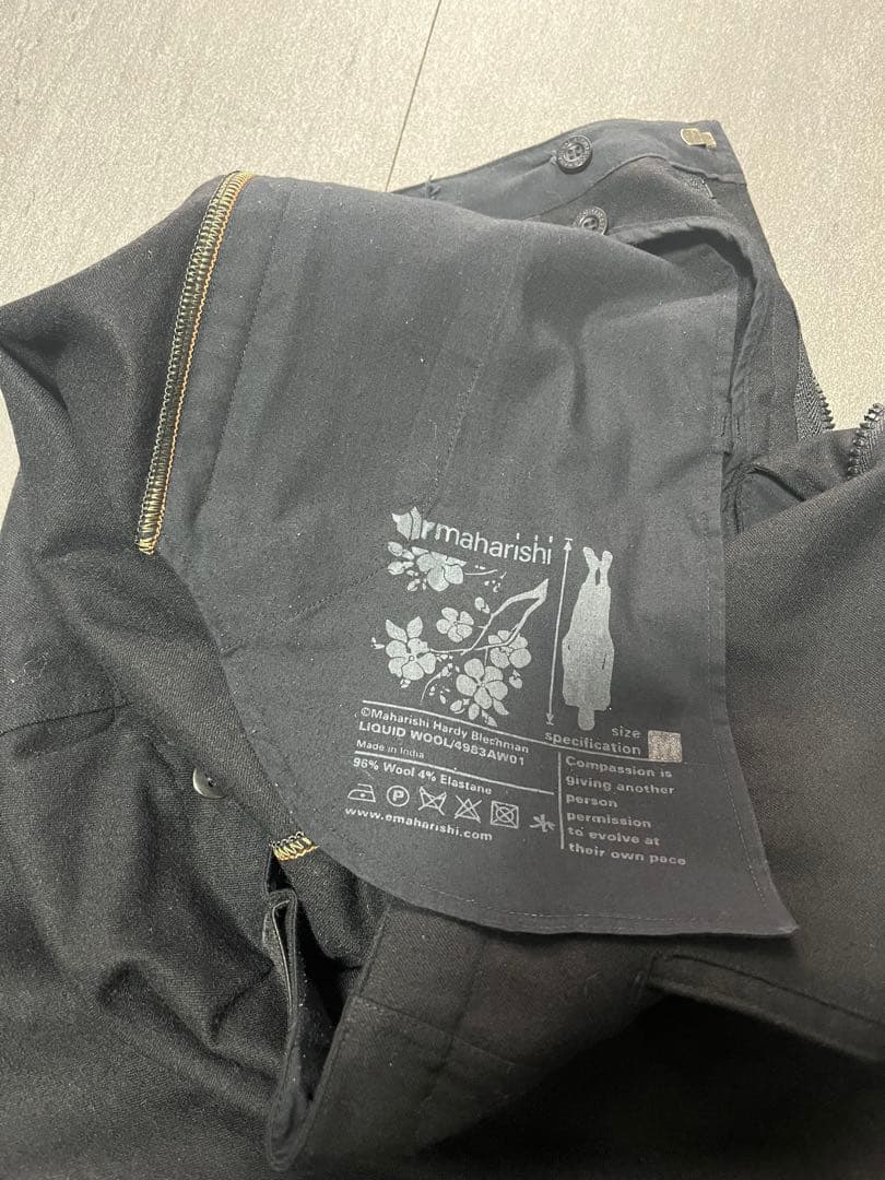 maharishi マハリシ　防水ウール　パンツ