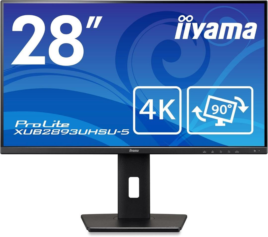 iiyama モニター 28インチ 4K IPS XUB2893UHSU-B5