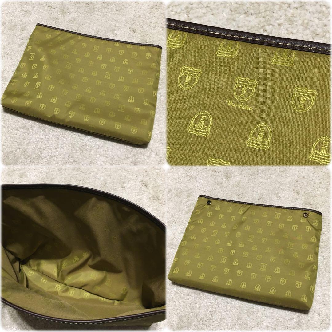 TOPKAPI vacchetta ♫ レザーショルダーバッグ 茶ビジネス 兼用