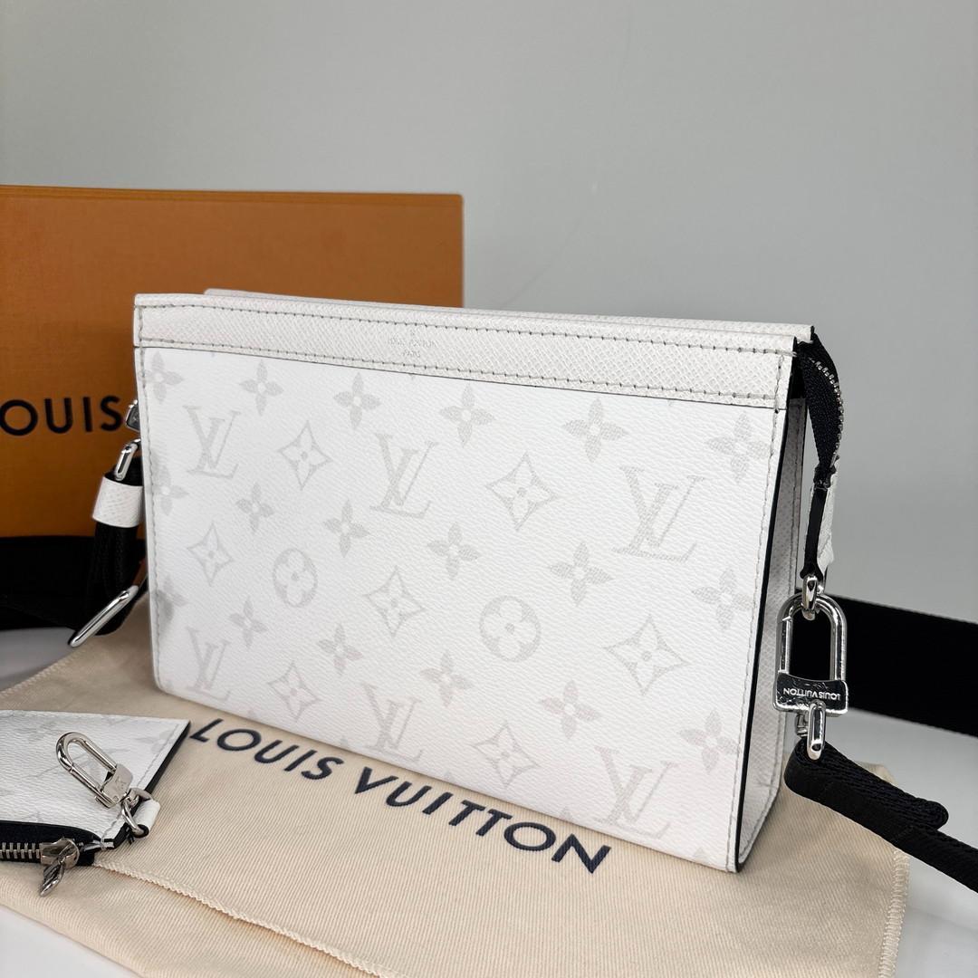 未使用/IC ルイヴィトン M30935 タイガラマ ガストン ショルダーバッグ