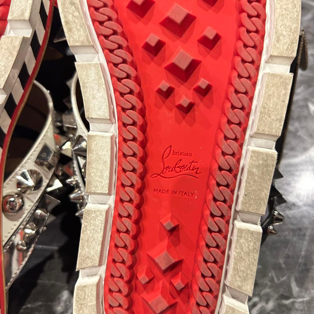 クリスチャンルブタン アポロビーチ スタッズ サンダル 26cm