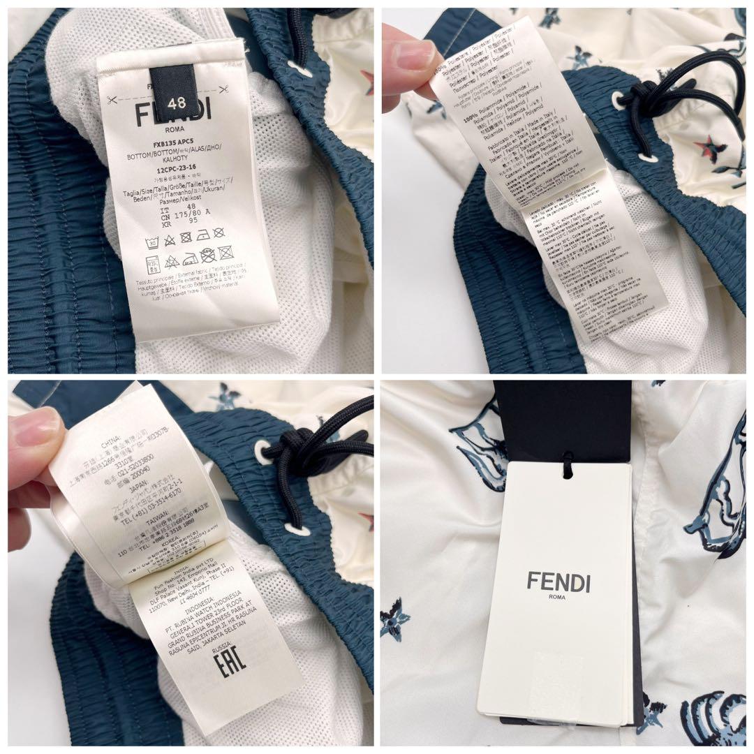 タグ付き未使用　FENDI フェンディ　ショートパンツ　スイムパンツ　メンズ　M