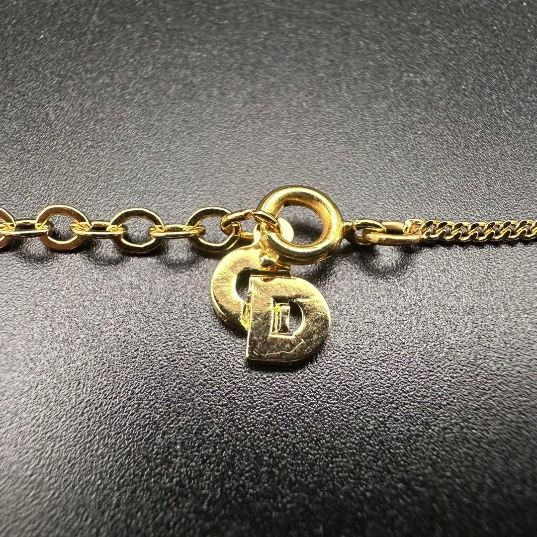 未使用級✨　Dior　ネックレス　CD ロゴ　ラインストーン　希少　1585