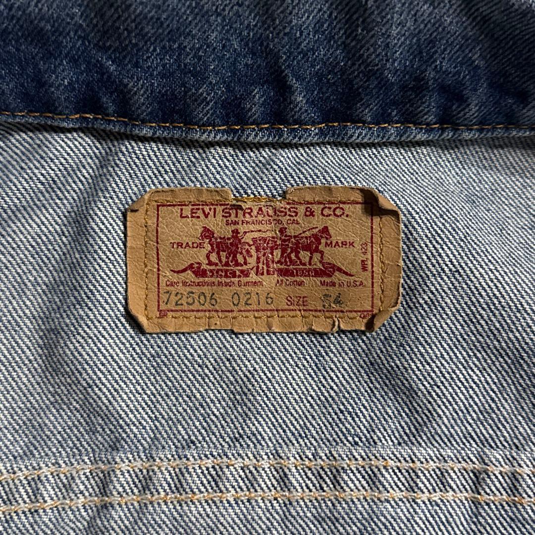 80's Levi's アメリカ製 72506-0216 デニムジャケット 54