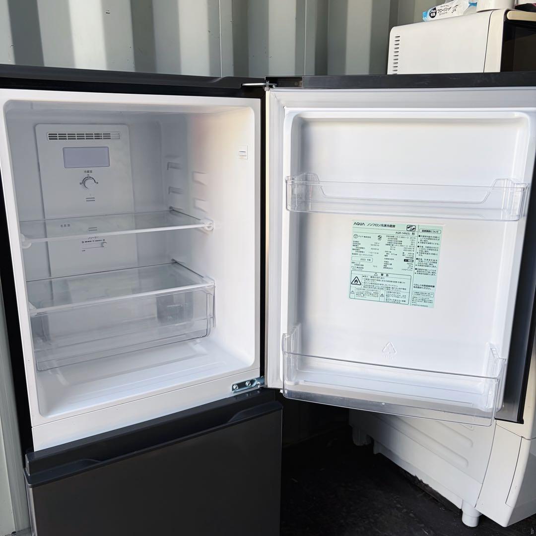 100運搬取付無料！シルバー純正AQUA2ドアコンパクト冷蔵庫！完動品超美品！