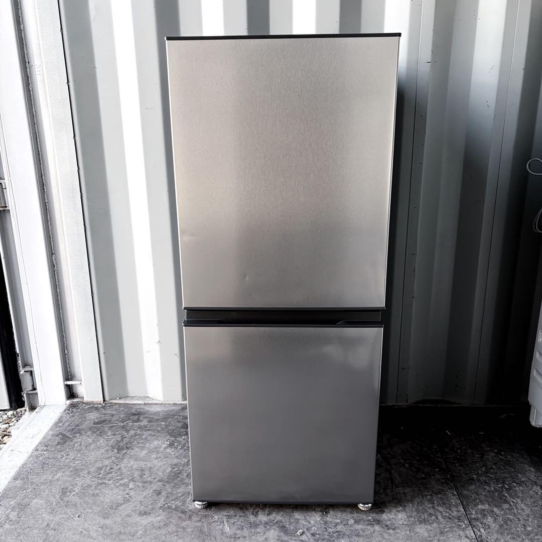 100運搬取付無料！シルバー純正AQUA2ドアコンパクト冷蔵庫！完動品超美品！