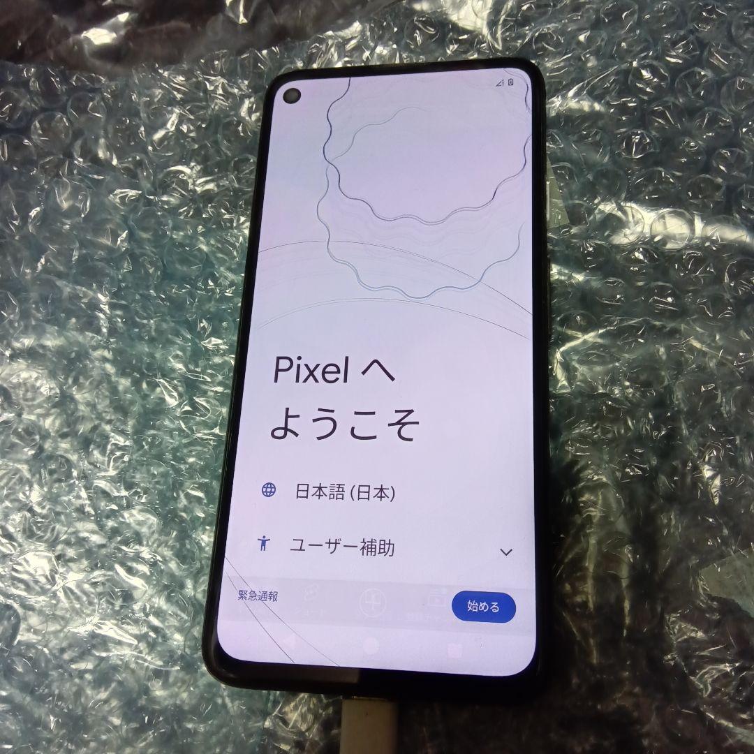 ト*ス様 Google Pixel 4aスマートフォン ブラック中古訳あり