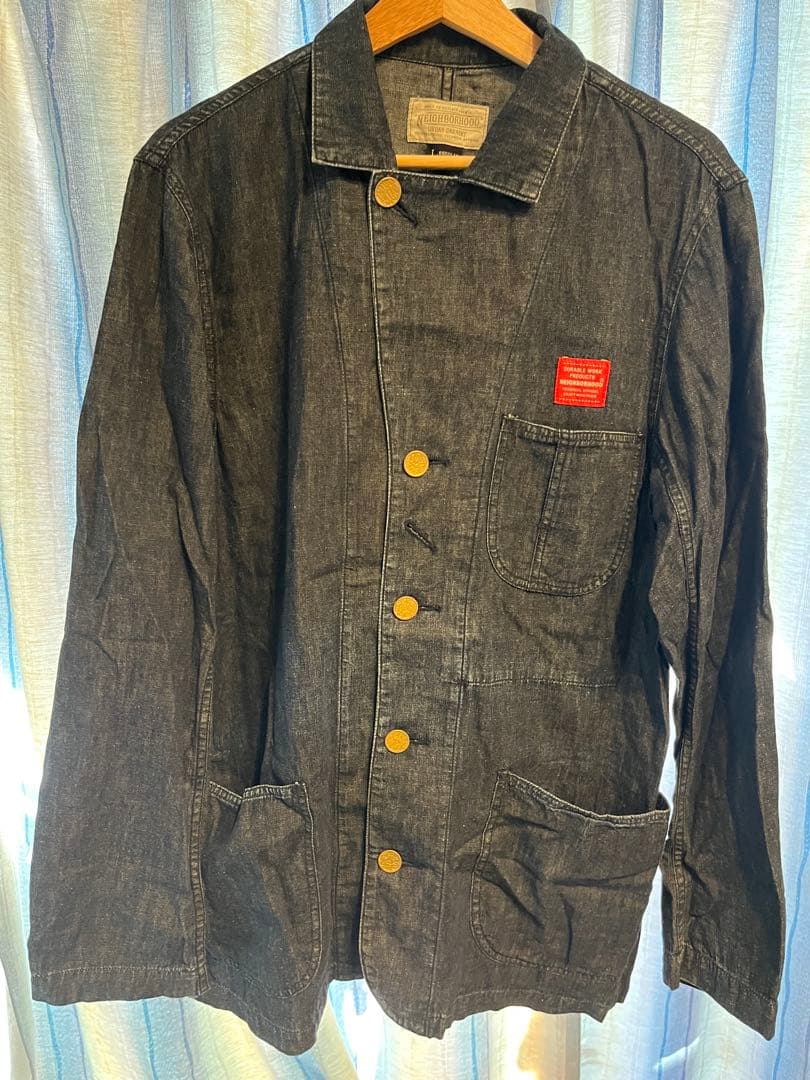 NEIGHBORHOOD ダークデニム カバーオール Lサイズ