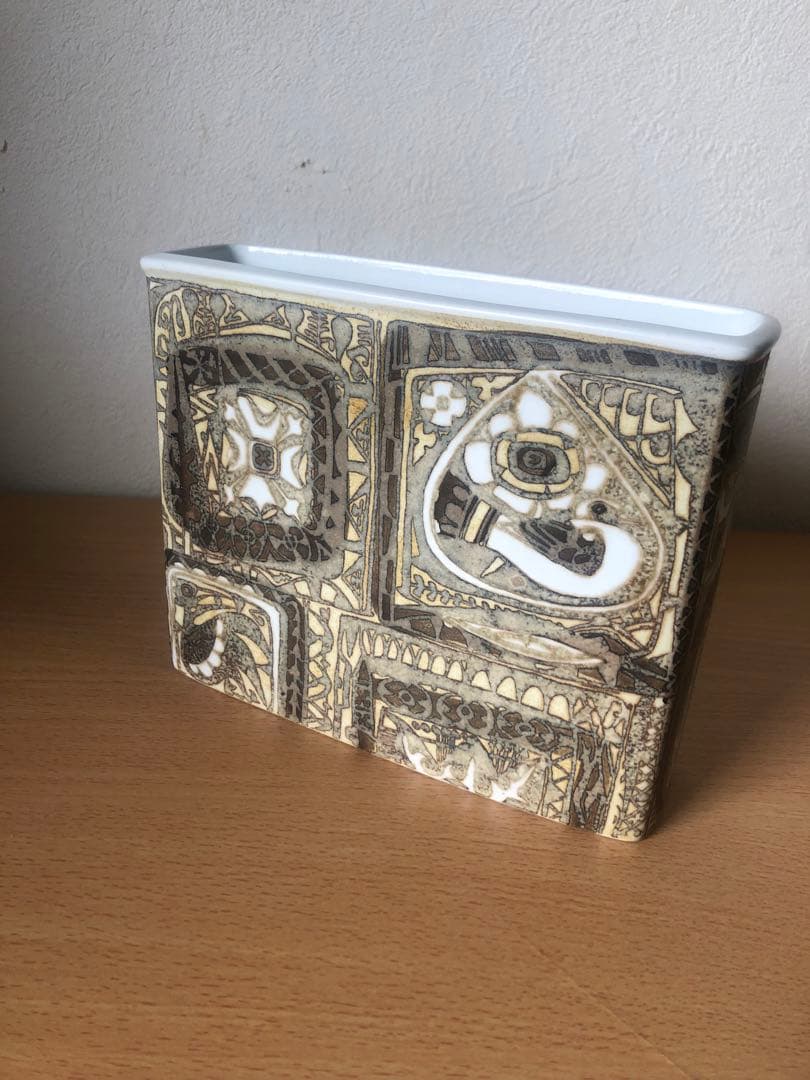 ロイヤルコペンハーゲン バッカ　スクエア　フラワーベース