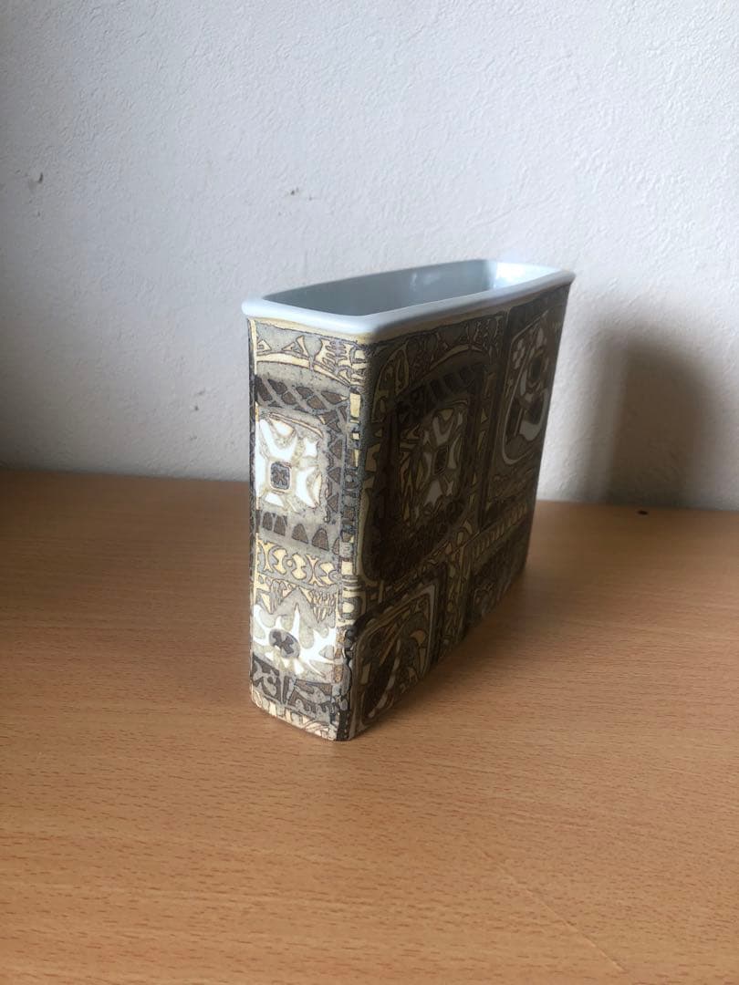 ロイヤルコペンハーゲン バッカ　スクエア　フラワーベース