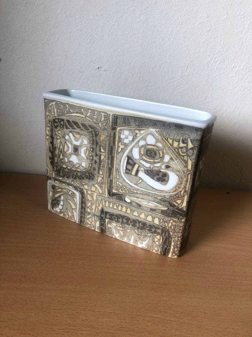 ロイヤルコペンハーゲン バッカ　スクエア　フラワーベース