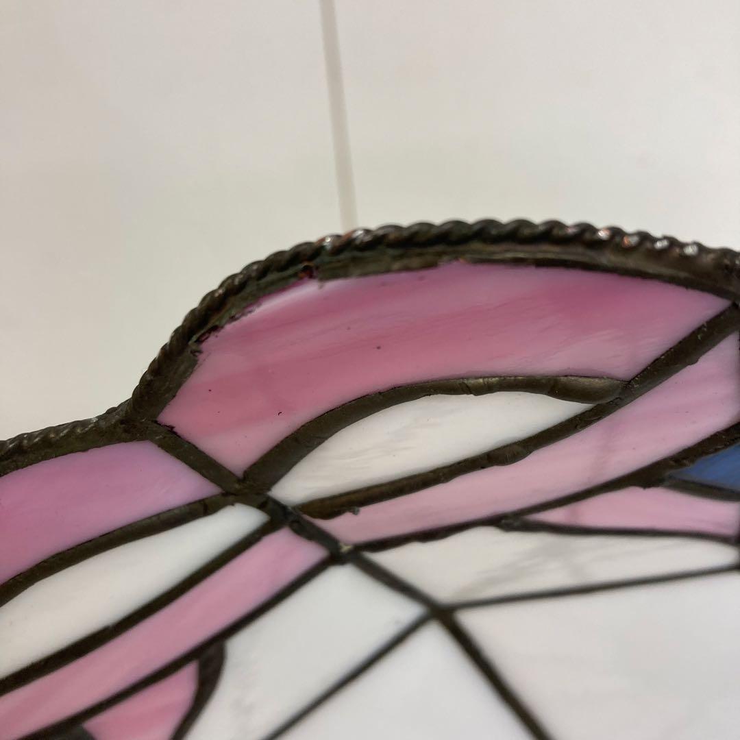 A281-53 アンティーク ステンドグラス吊り下げ照明器具 吊り下げランプ