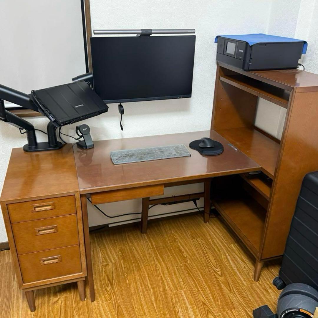 どっぴ❗️カリモク60デスク 学習机 パソコンデスク 事務机