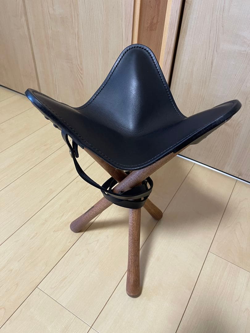 【新品未使用】 basta_redskapet ブラック　焚き火チェア