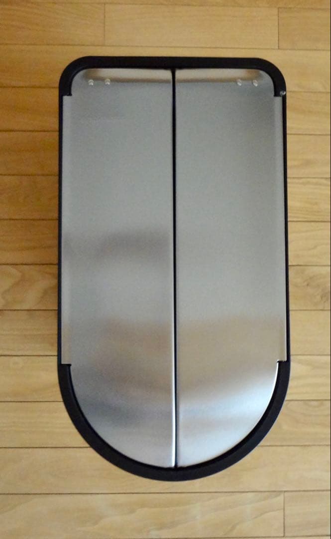 シンプルヒューマン ゴミ箱 スリム 18L シルバー ゴミ袋付き