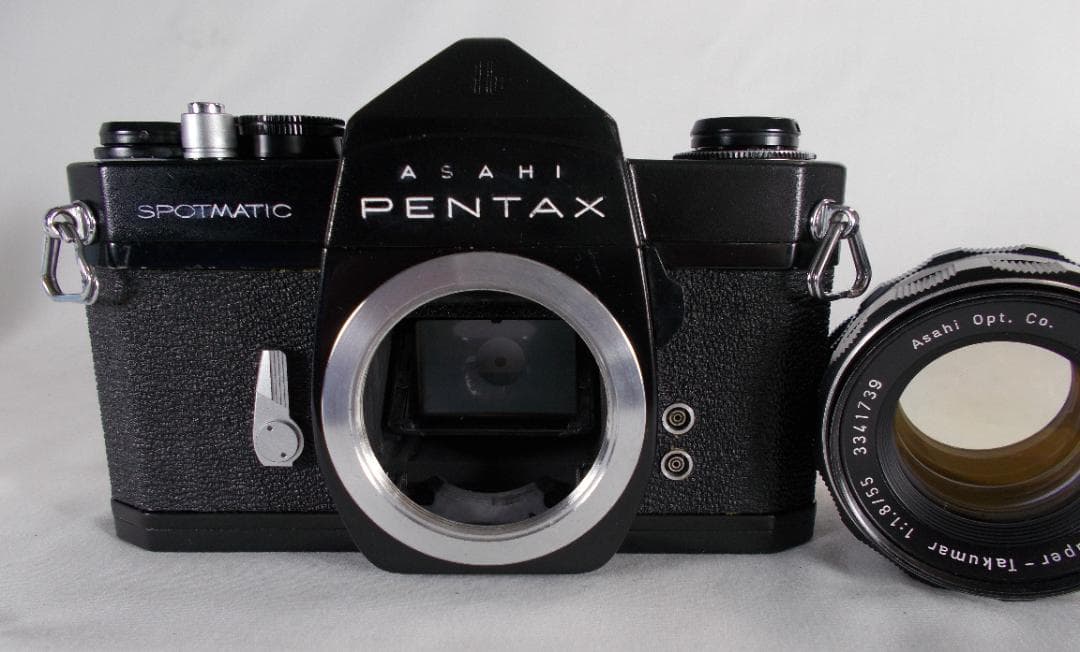 フィルムカメラ 整備済　 Pentax SP + レンズ f/1.8　P289