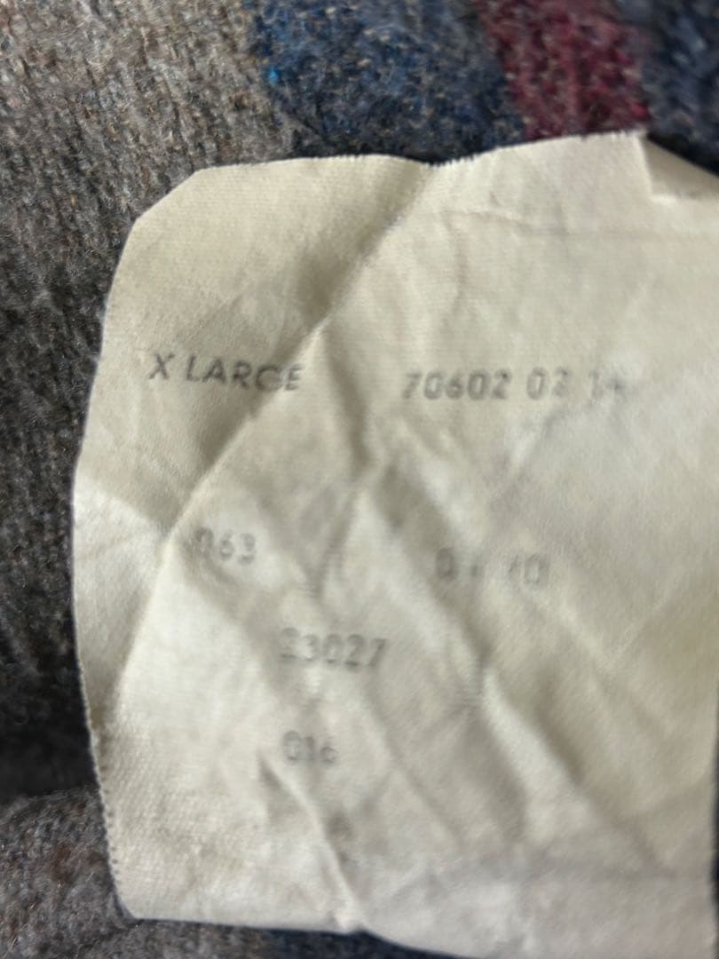 Levi's 80s 90sデニムジャケット ブランケット 革襟付き XL