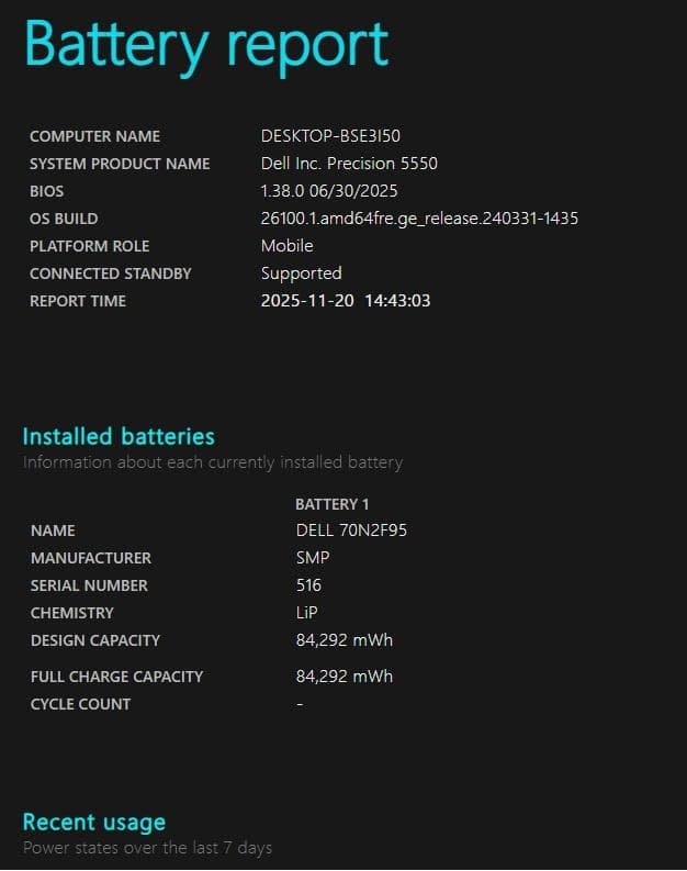 【即使用可】【美品】Dell Precision 5550 i7バッテリー新品