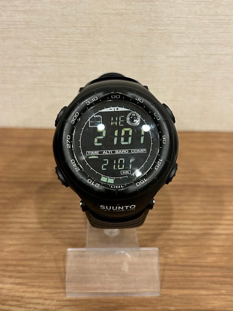 SUUNTO VECTOR HR 黒 スント ベクターコア レガッタ 腕時計
